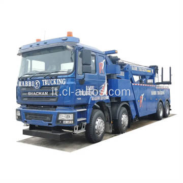 Shacman 8x4 360 gradi Rotary Boom 50t Wrecker Track Truck